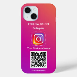 Berufliches Instagramm-Logo folgen Qr-Code Case-Mate iPhone Hülle