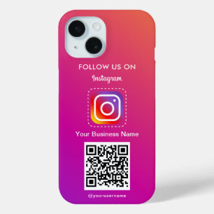 Berufliches Instagramm-Logo folgen Qr-Code Case-Mate iPhone Hülle