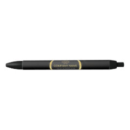 Berufliches klassisches Elegantes Schwarzes Gold Kugelschreiber