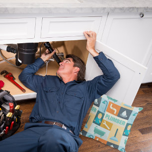 Berufliches Klempner-Iconic Kissen