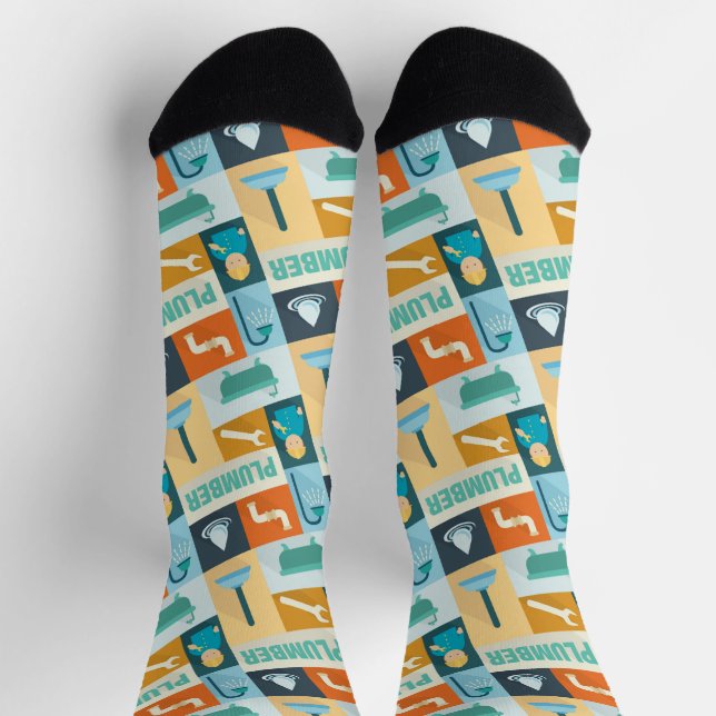 Berufliches Klempner-Iconic Socken (Oben)