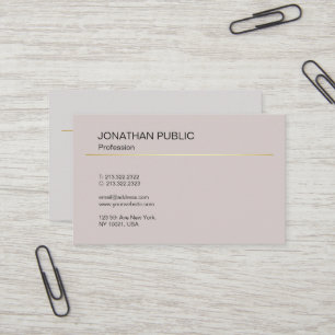 Berufliches kreatives Design Minimalistisch Schlic Visitenkarte