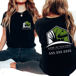 Berufliches Landschaftsbild für den Rasenpflege T-Shirt
