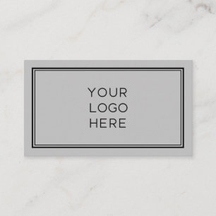 Berufliches Logo Einfach und Minimalistisch Visitenkarte