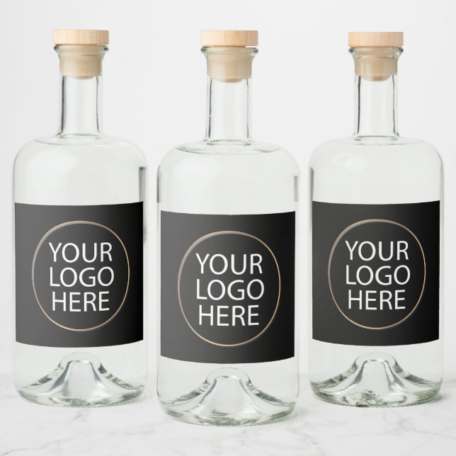 Berufliches Logo für Unternehmen Alkoholflaschenetikett (Flaschen)