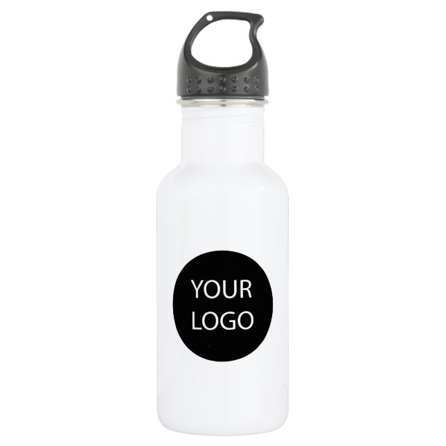 Berufliches Logo für Unternehmen Edelstahlflasche (Vorderseite)