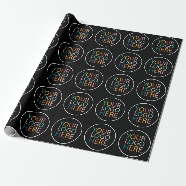 Berufliches Logo für Unternehmen Geschenkpapier (Ungerollt)