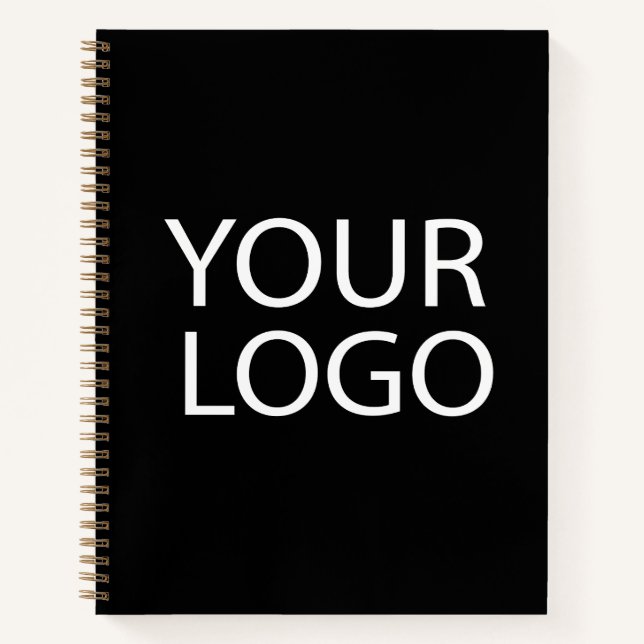 Berufliches Logo für Unternehmen Notizbuch (Vorderseite)