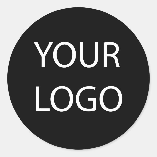 Berufliches Logo für Unternehmen Runder Aufkleber (Vorderseite)