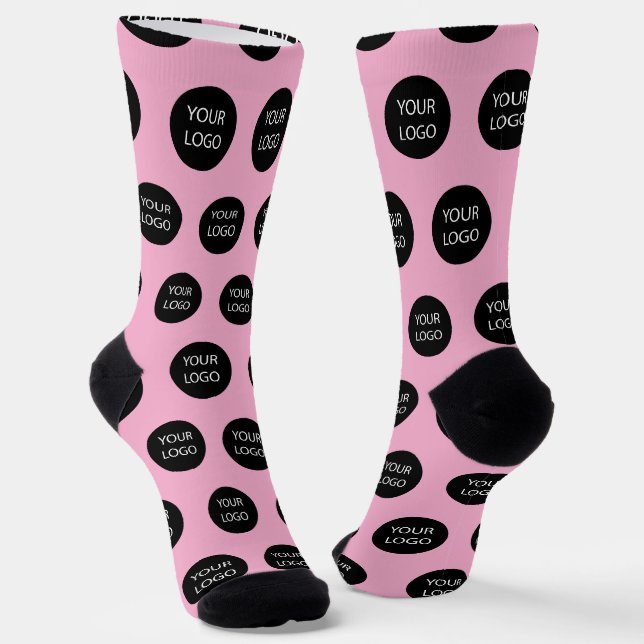 Berufliches Logo für Unternehmen Socken (Gewinkelt)