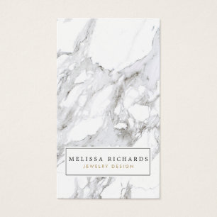 Berufliches Luxe White Marble Earring Display