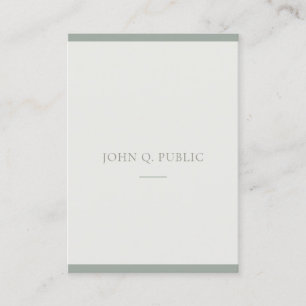 Berufliches Minimalistisches Design Grüne Vorlage Visitenkarte