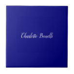 Berufliches Minimalistisches Navy Fliese<br><div class="desc">Sie können die Schriftart,  Hintergrundbild und Farbe,  Buchstaben und Buchstaben leicht ändern.</div>
