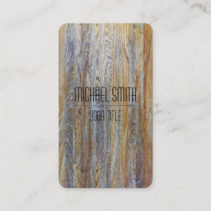 Berufliches Modern Wood Grain #4 Visitenkarte
