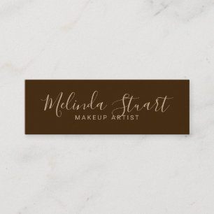 Berufliches, modernes Drehbuchpapier Mini Visitenkarte