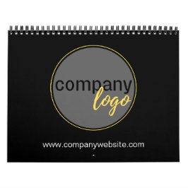 BERUFLICHES MODERNES EIGENES LOGO PROMOTIONAL BLAC KALENDER