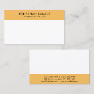 Berufliches modernes elegantes Template Minimalist Visitenkarte