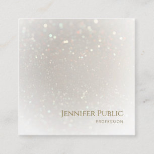 Berufliches, modernes Luxus-Template Quadratische Visitenkarte