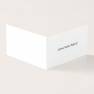 Berufliches modernes Minimalistisches elegantes Visitenkarten
