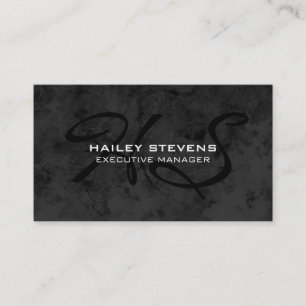 Berufliches, modernes, schwarzes Muster Visitenkarte