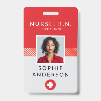 Berufliches Nurse-ID-Abzeichen Ausweis