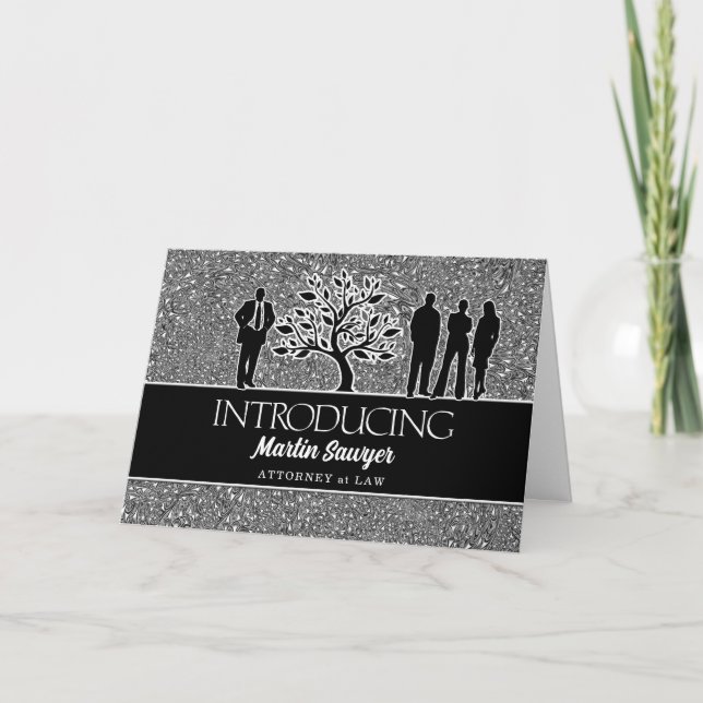 Berufliches Partnergeschäft Ankündigung (Vorderseite)