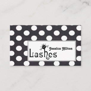 Berufliches Polka-Dots-Logo Visitenkarte