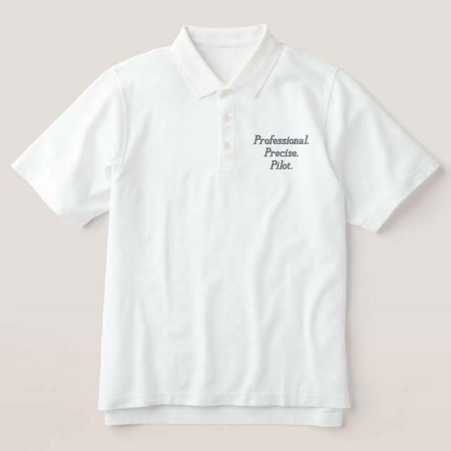 berufliches, präzises Piloten Kleines Logo bestick (Design Vorderseite)