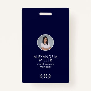 Berufliches QR Code Abzeichen für Mitarbeiter Ausweis