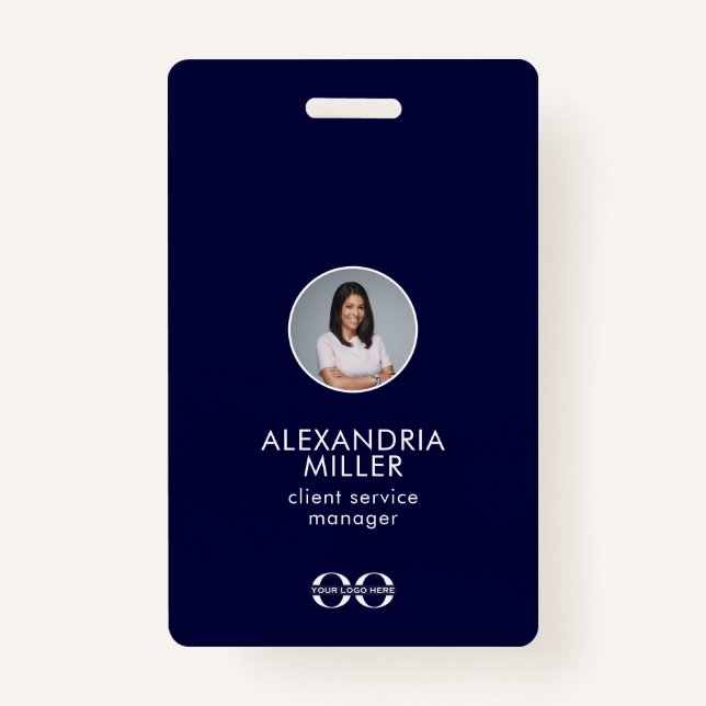 Berufliches QR Code Abzeichen für Mitarbeiter Ausweis (Vorderseite)