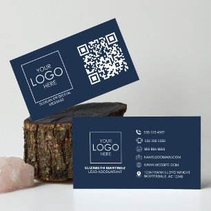 Berufliches QR-Code für Front- und Back-Business-L Visitenkarte