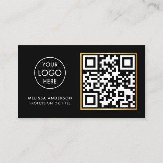 Berufliches QR-Logo für Hair Stylist Modern Visitenkarte