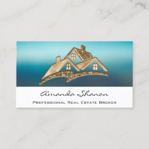 Berufliches Real Anwesen Agent Broker Zuhause Logo Visitenkarte