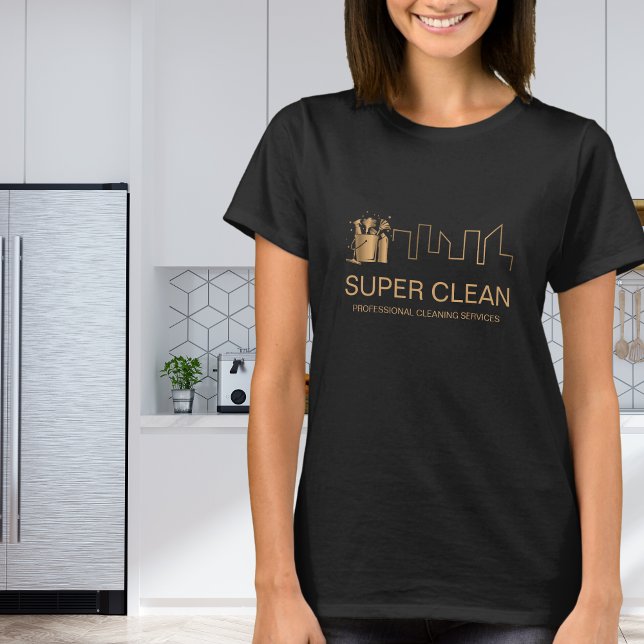 Berufliches Reinigungshaus Kommerziell T-Shirt (Von Creator hochgeladen)