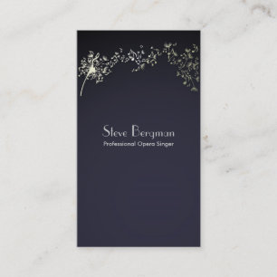 Berufliches Sänger-Opern-Lehrer-Schulstudio Visitenkarte