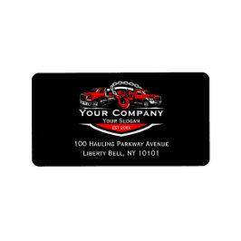 Berufliches Schleppunternehmen, Abschleppdienst Adressaufkleber