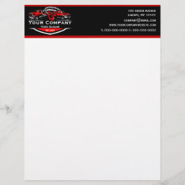 Berufliches Schleppunternehmen, Abschleppdienst Briefbogen