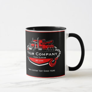 Berufliches Schleppunternehmen, Abschleppdienst Tasse