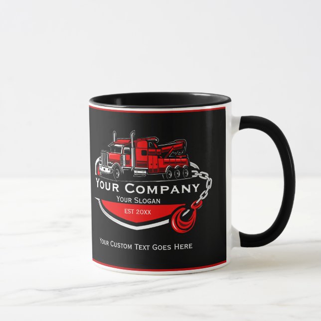 Berufliches Schleppunternehmen, Abschleppdienst Tasse (Rechts)