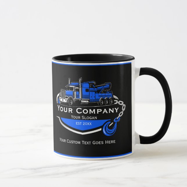 Berufliches Schleppunternehmen, Abschleppdienst Tasse (Rechts)
