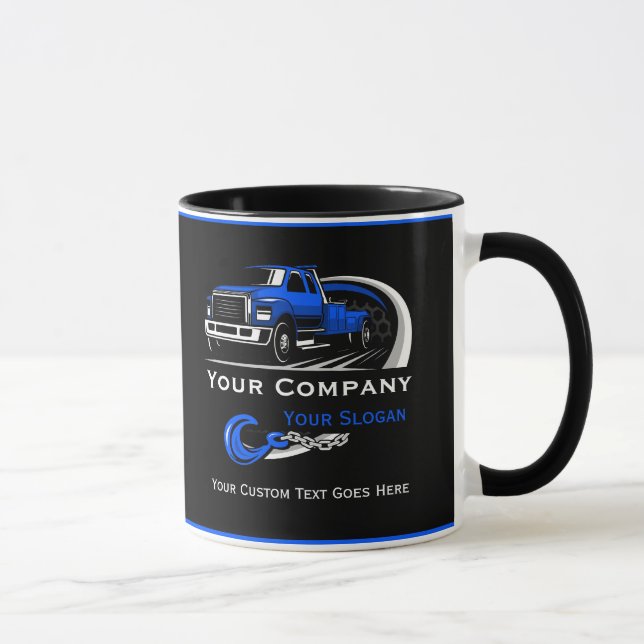 Berufliches Schleppunternehmen, Abschleppdienst Tasse (Rechts)