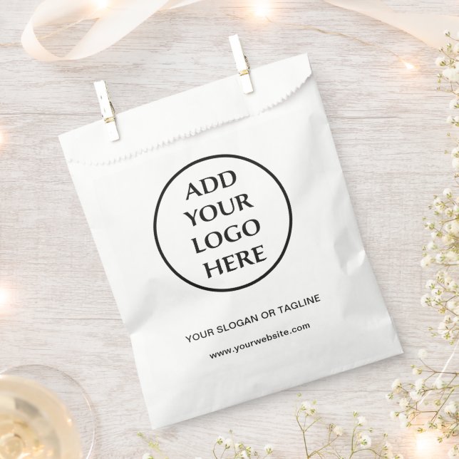 Berufliches Schlichtes Logo für Unternehmen Geschenktütchen (Ausgeschnitten)