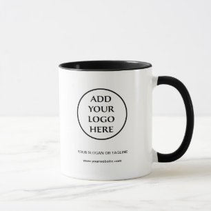 Berufliches Schlichtes Logo für Unternehmen Tasse