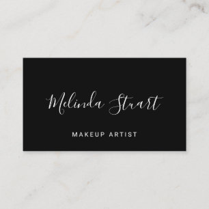 Berufliches Schwarz und Weiß Visitenkarte