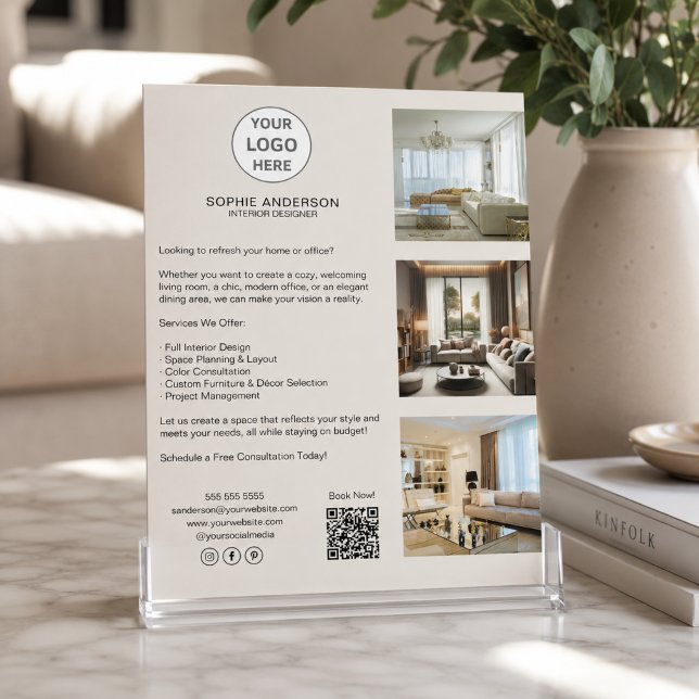 Berufliches Unternehmen für moderne Logos Flyer (Modern Custom Logo Professional Business Flyer)