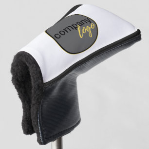 BERUFLICHES UNTERNEHMEN LOGO CIRCLE WHITE GOLF HEADCOVER
