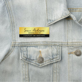 Berufliches Unternehmenswachstum Namensschild