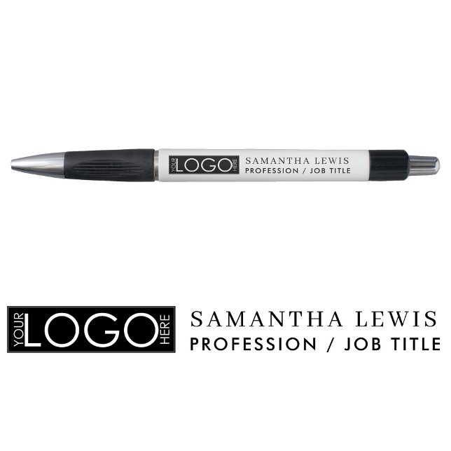 Berufliches Werbelogo und Text Kugelschreiber (Professional Promotional Business Logo & Text Pen)
