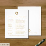 Berufliches White-Gold-Logo Flyer<br><div class="desc">Eine einfach zu bedienende Flyer-Vorlage in weißem und goldfarbenem Design in modernem minimalistischem Stil, die sich leicht mit Ihrem Firmenlogo, einer Dienstleistungsbeschreibung, einem Wertvorschlag und Kontaktinformationen aktualisieren lässt. Ideal für Marketing-Produkte, Dienstleistungen, Werbeaktionen, Event-Preise und vieles mehr. Ideal für professionelle Geschäftsleute, die ihre Markenpräsenz verbessern möchten.</div>