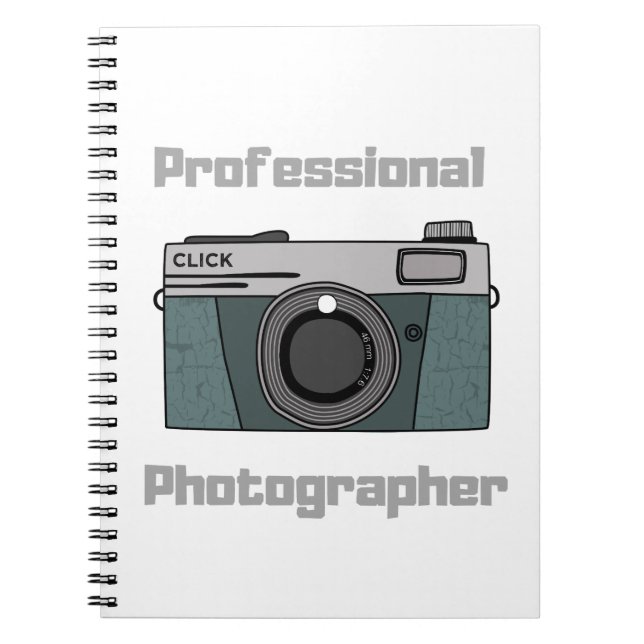 Berufsfotograf Notizblock (Vorderseite)